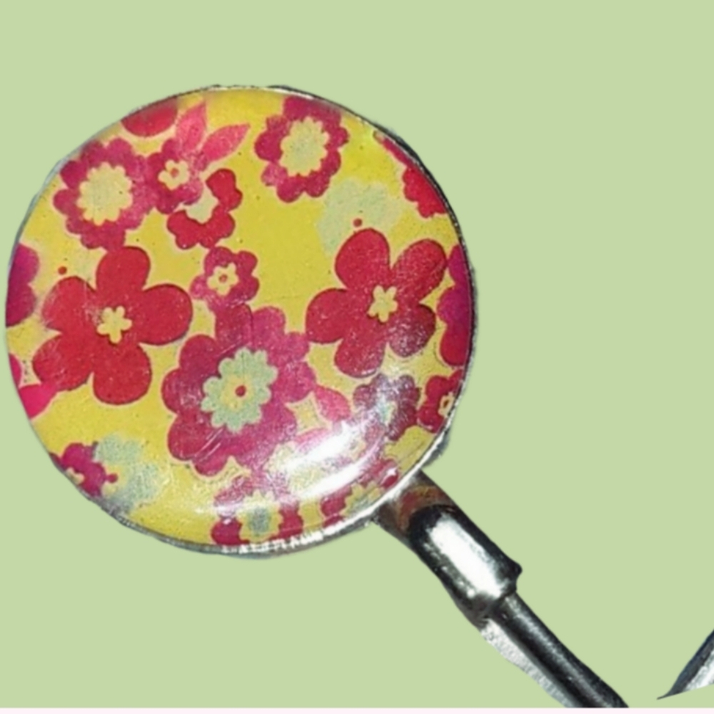 Flower Power Imported Handbag Hook